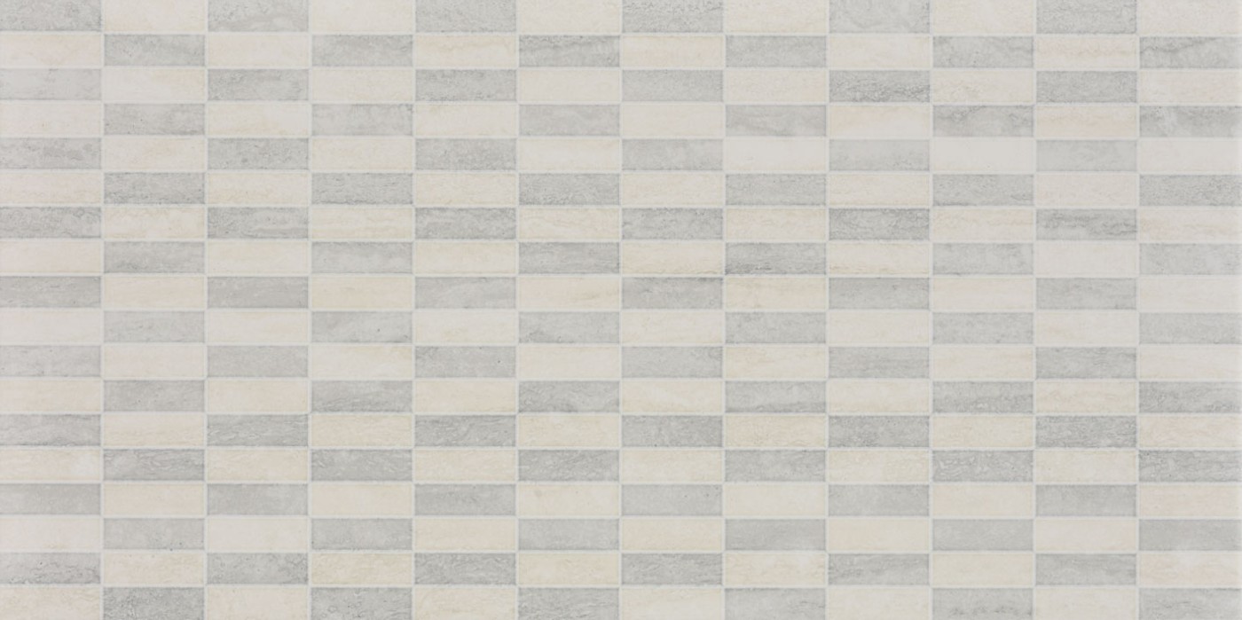 0450X0900 Travertine-Beige Grey Decor Fon Glossy