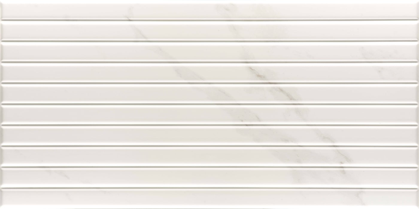 30x60 LIONA-WHITE LINE DECOR GLOSSY